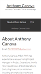 Mobile Screenshot of anthonycanova.com